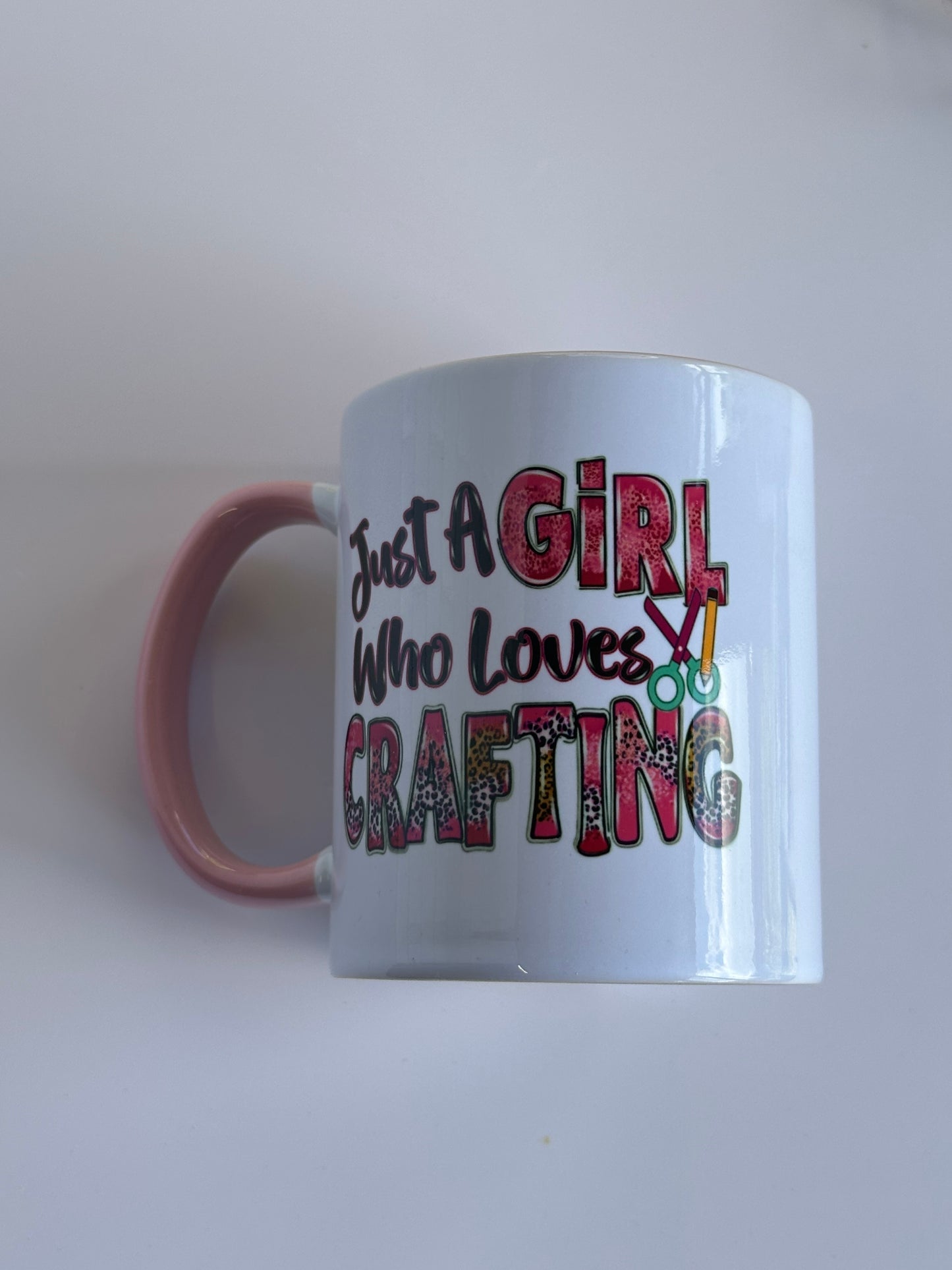 Just a girl who loves crafting mug