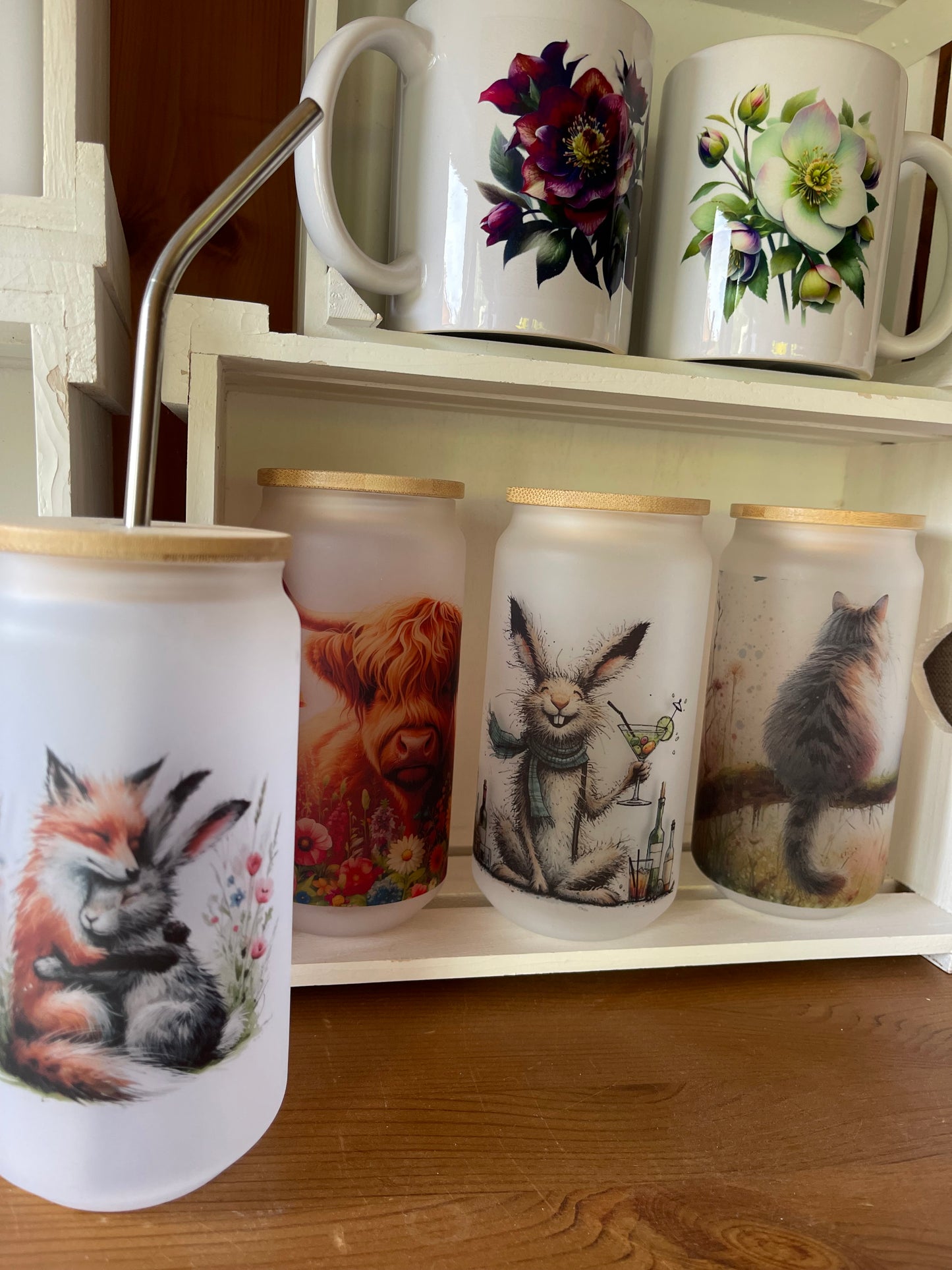 Glass beakers