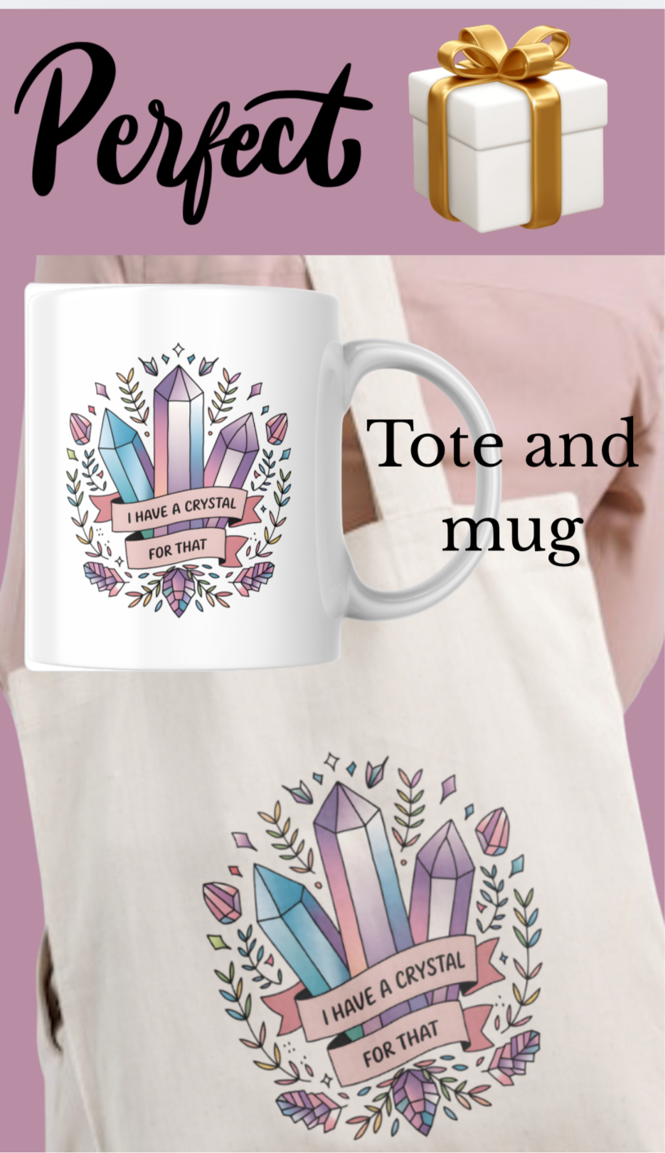 Perfect gift box for crystal lovers