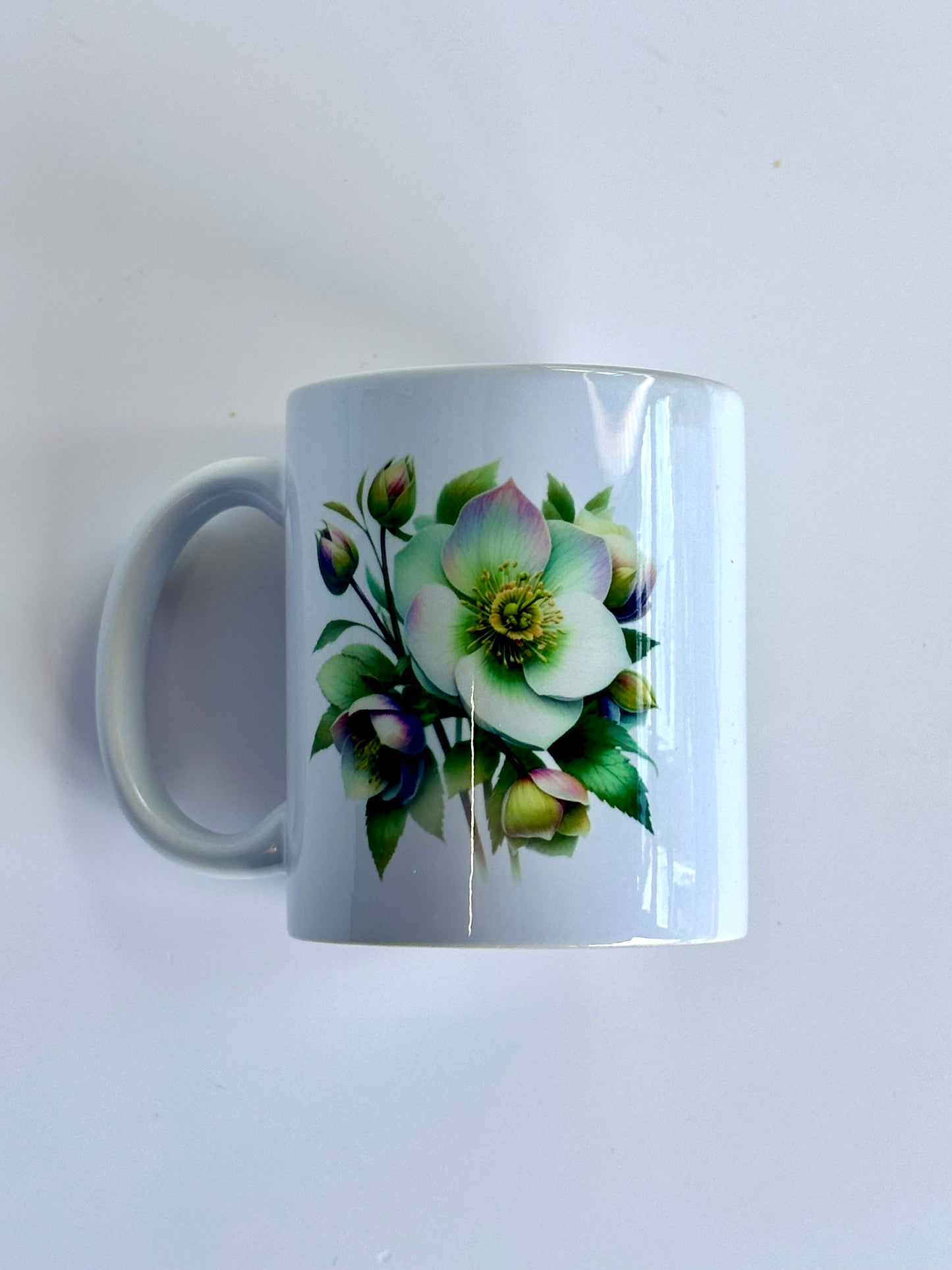 Hellebore note book and mug set