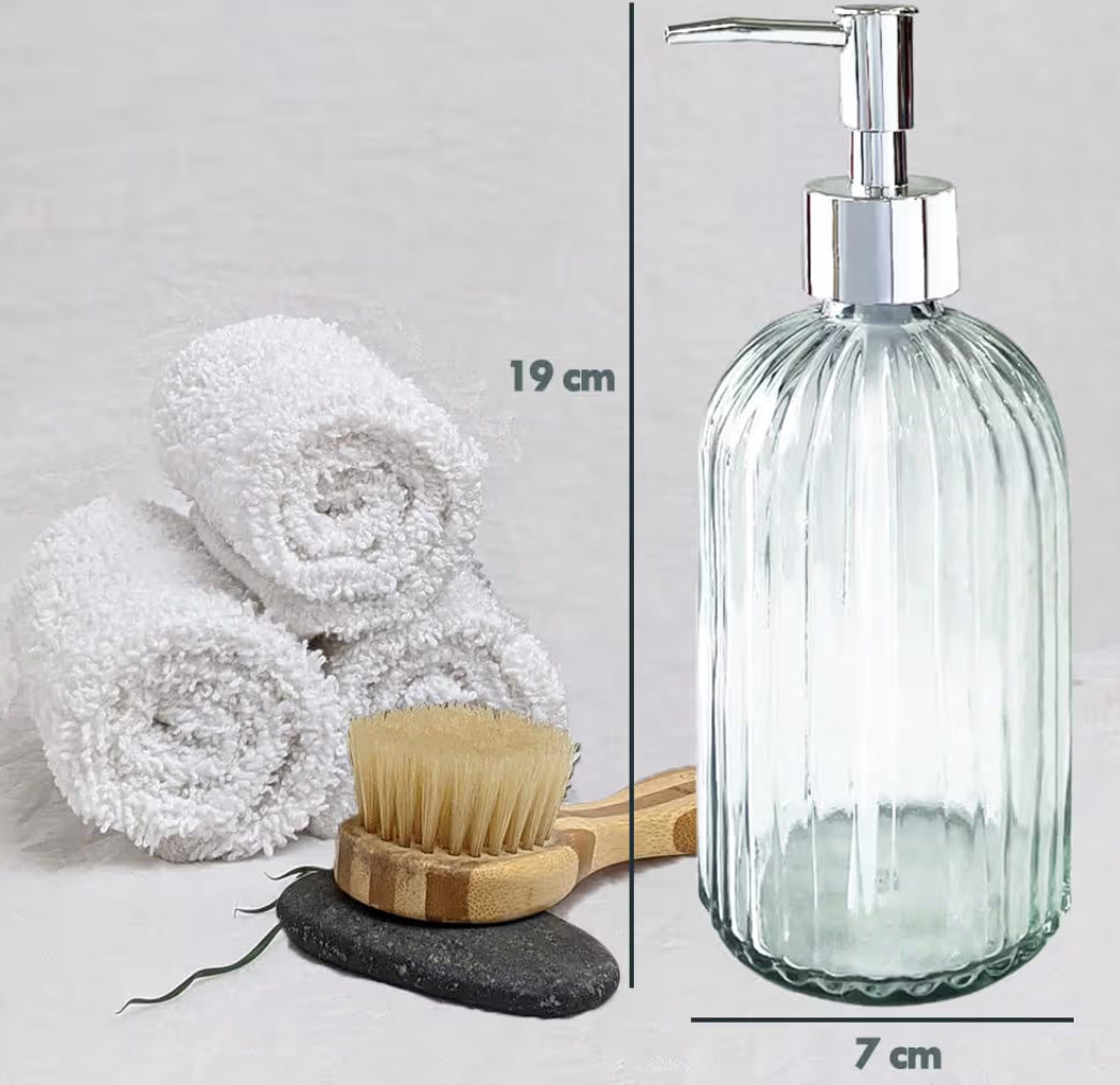 Soap dispensers, choose from either butterfly’s or iris design
