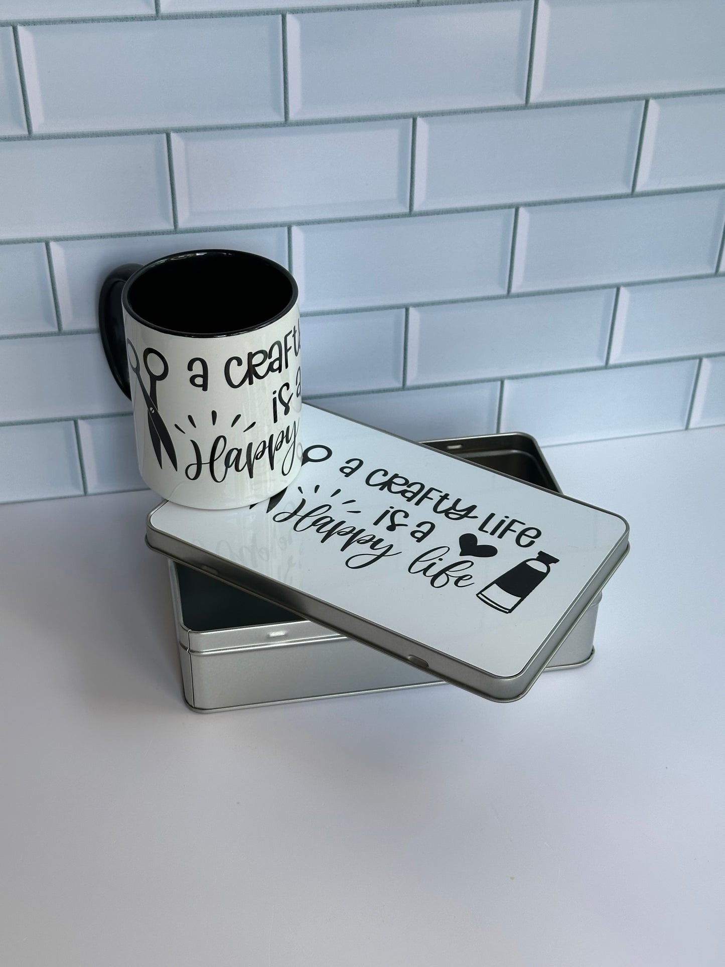 A crafty life is a happy life - gift set or buy separately