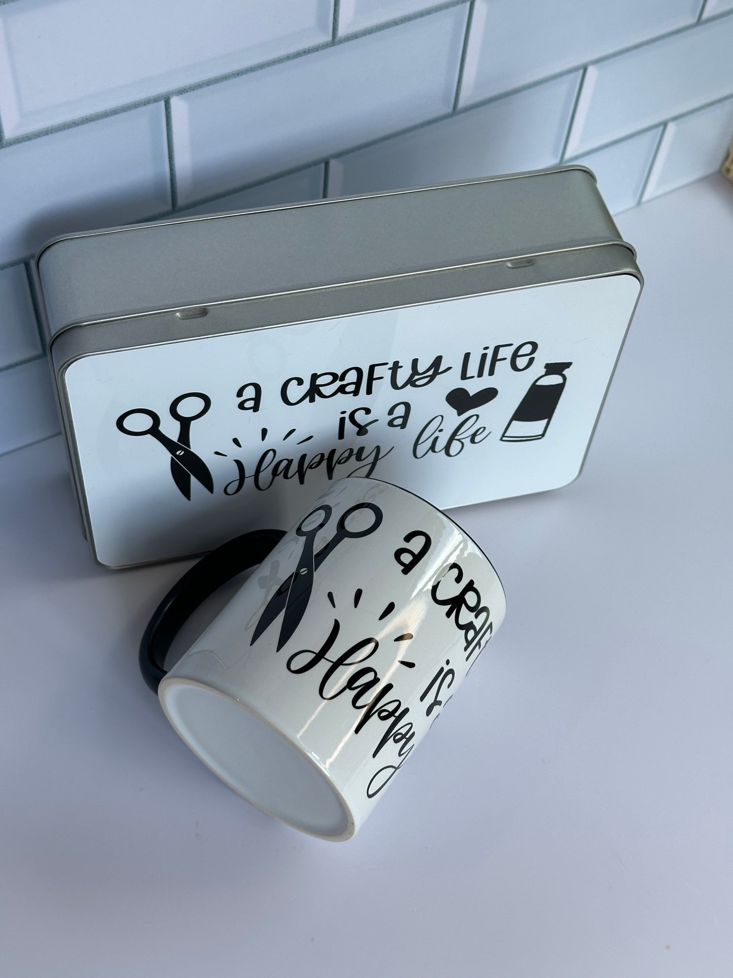 A crafty life is a happy life - gift set or buy separately