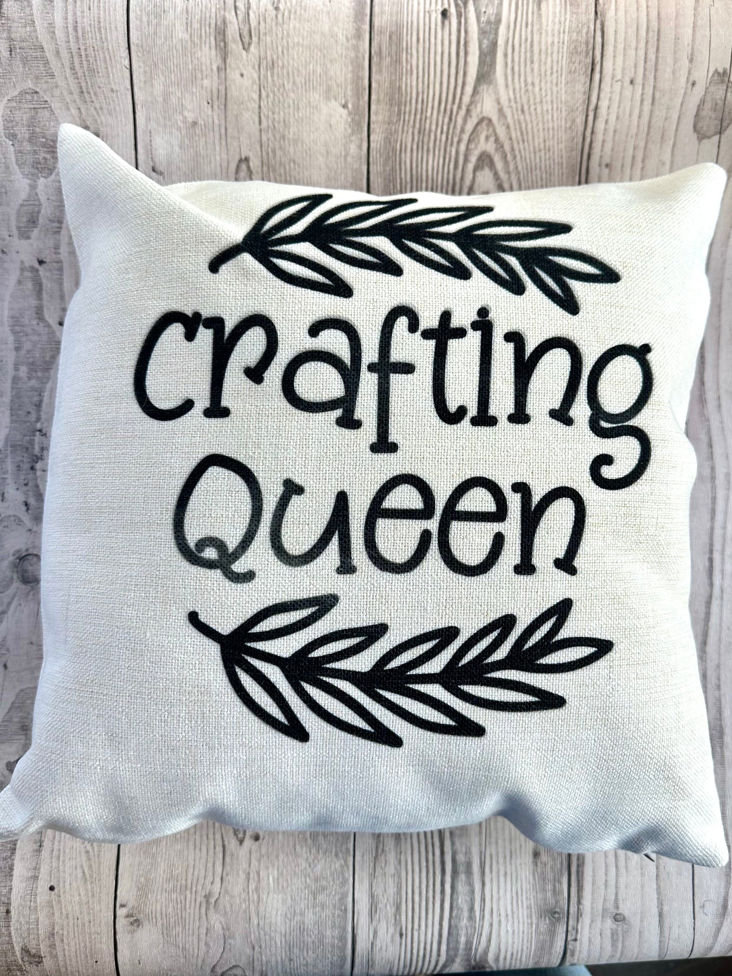 Crafting Queen cushion cover