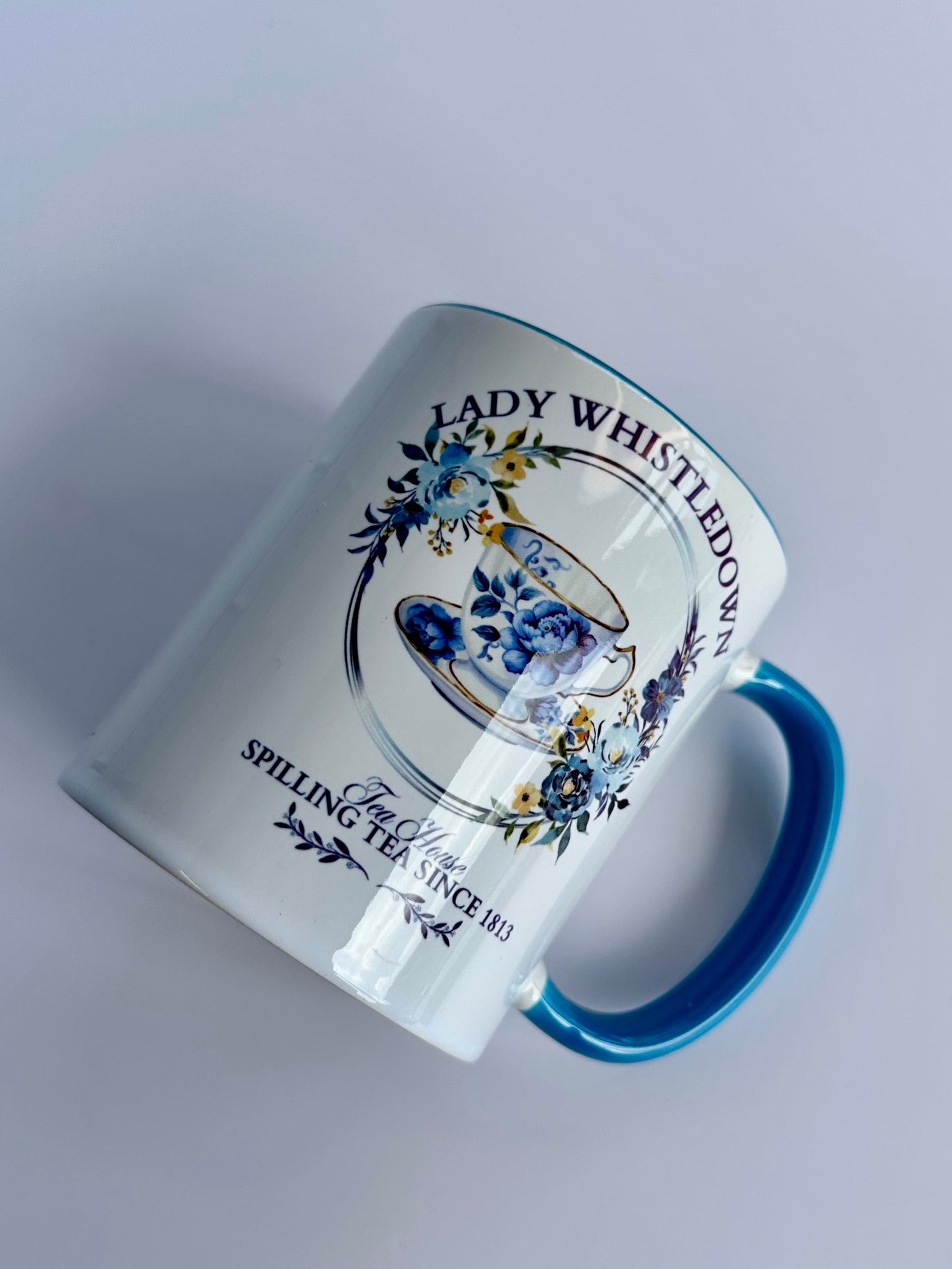 Bridgerton notebooks and mug