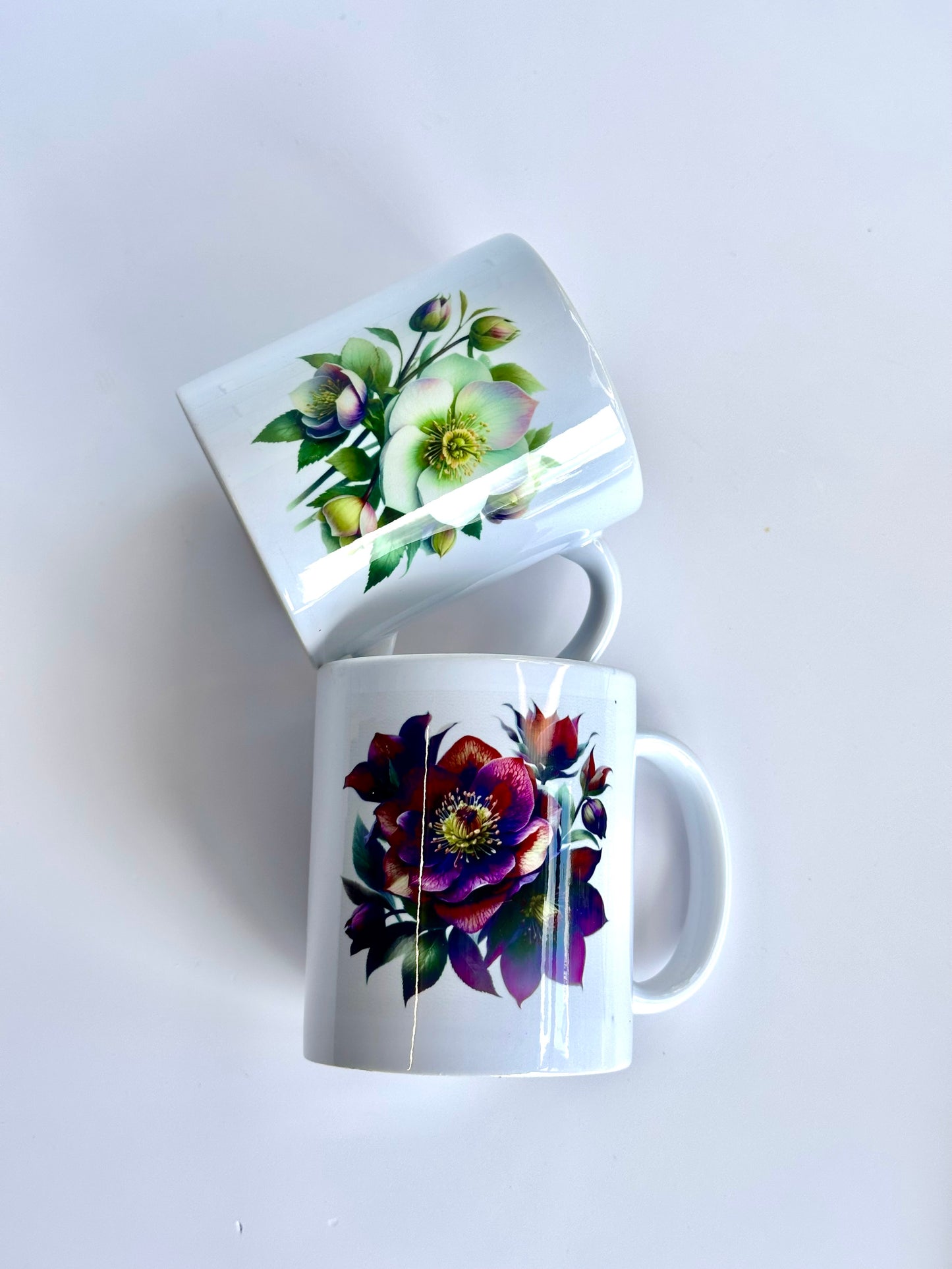 Hellebore mugs, duo or single