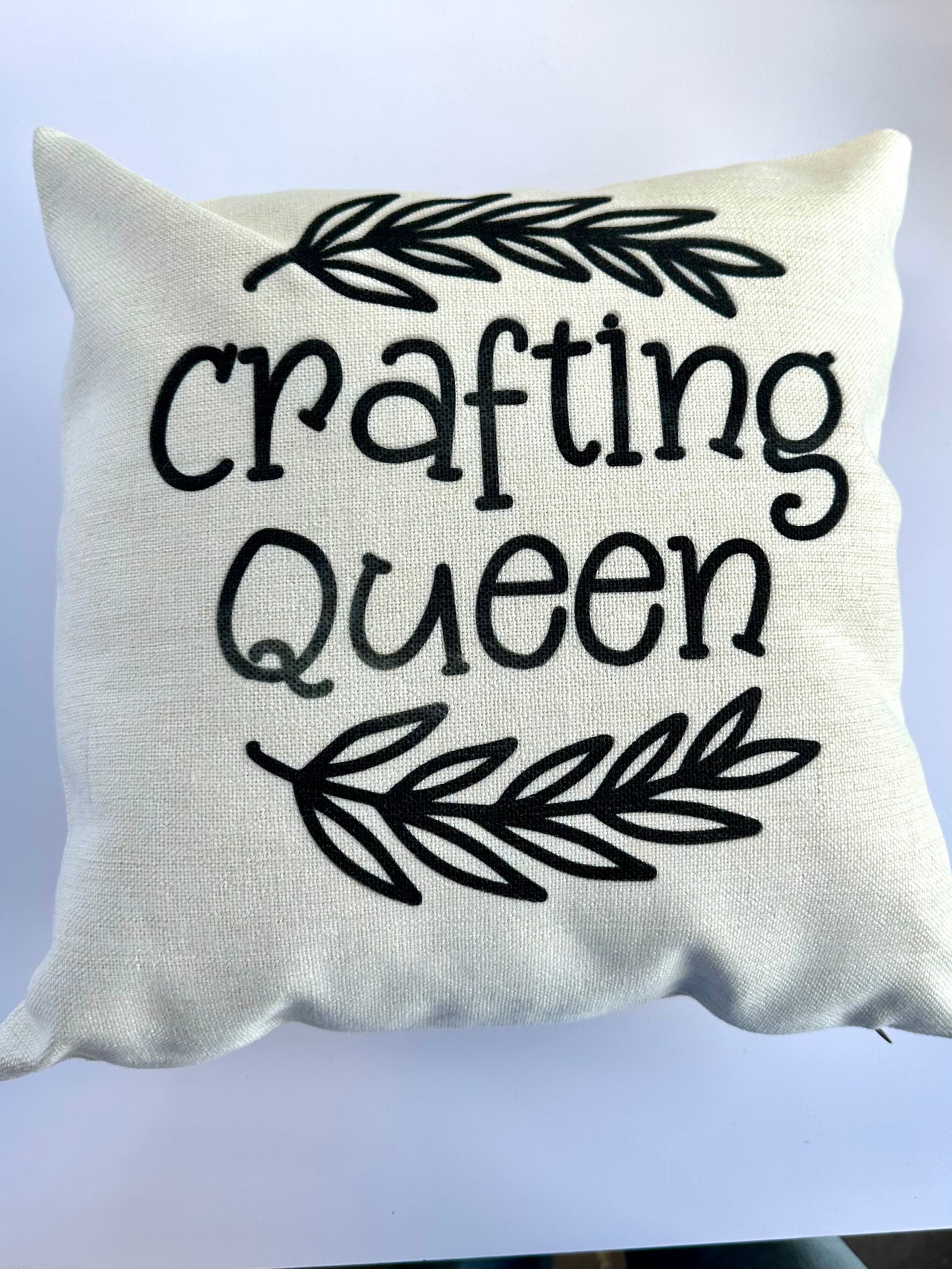Crafting Queen cushion cover