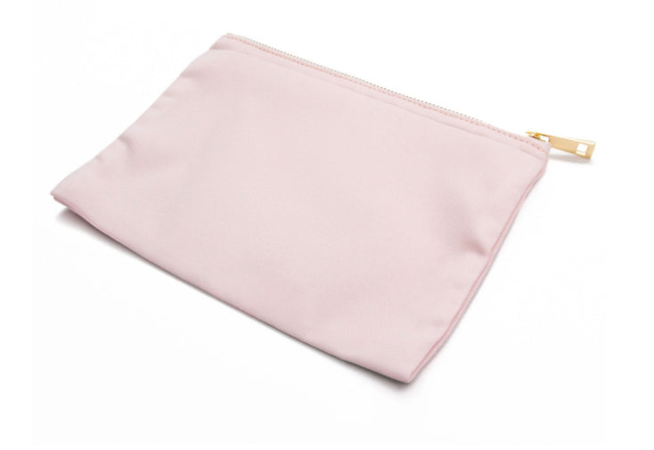 Personalised make up bag with wristlet.