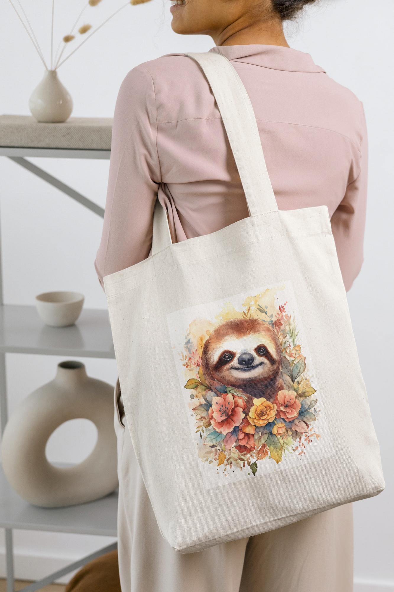 Sloth cheap canvas bag