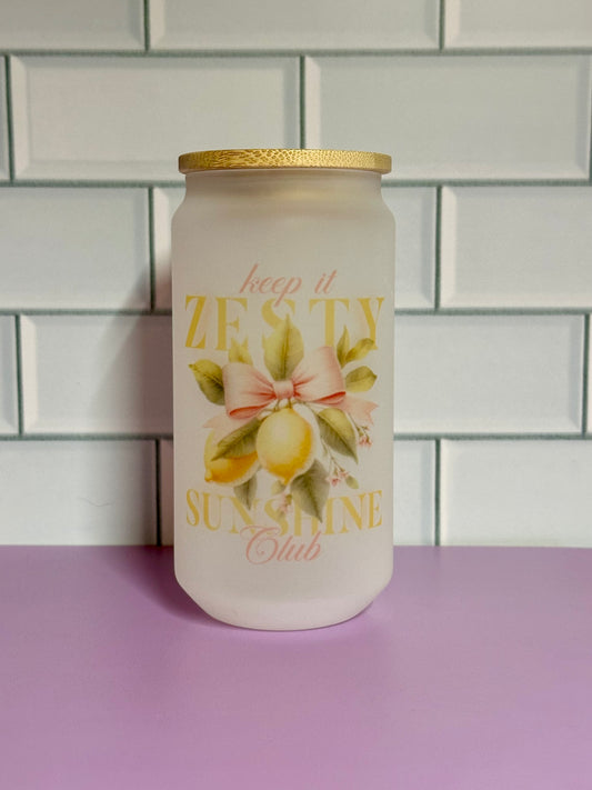 Lemon design tumbler