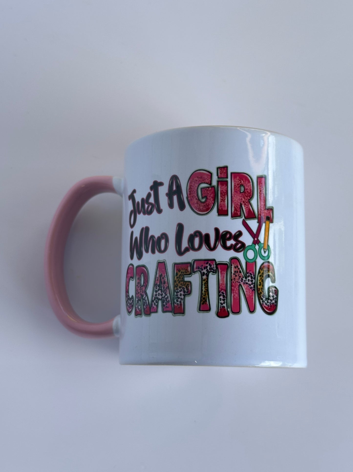 Just a girl who loves crafting mug