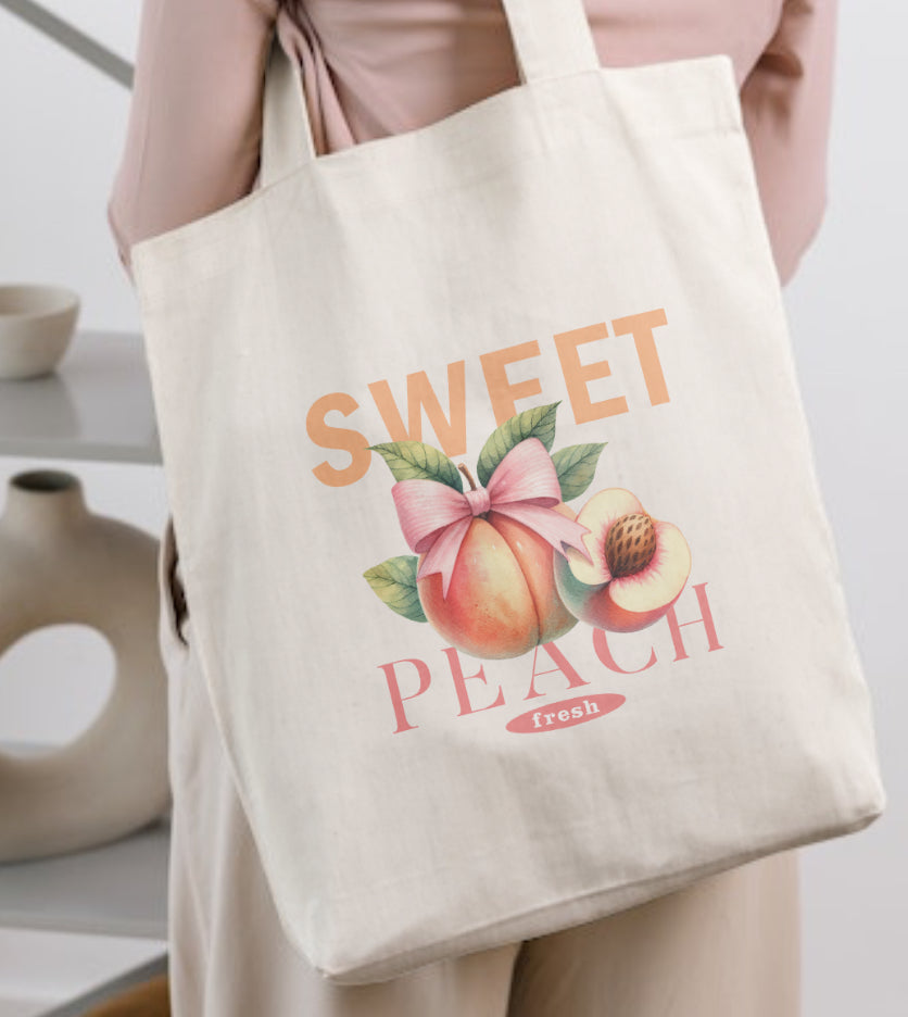 Fruit design tote bag