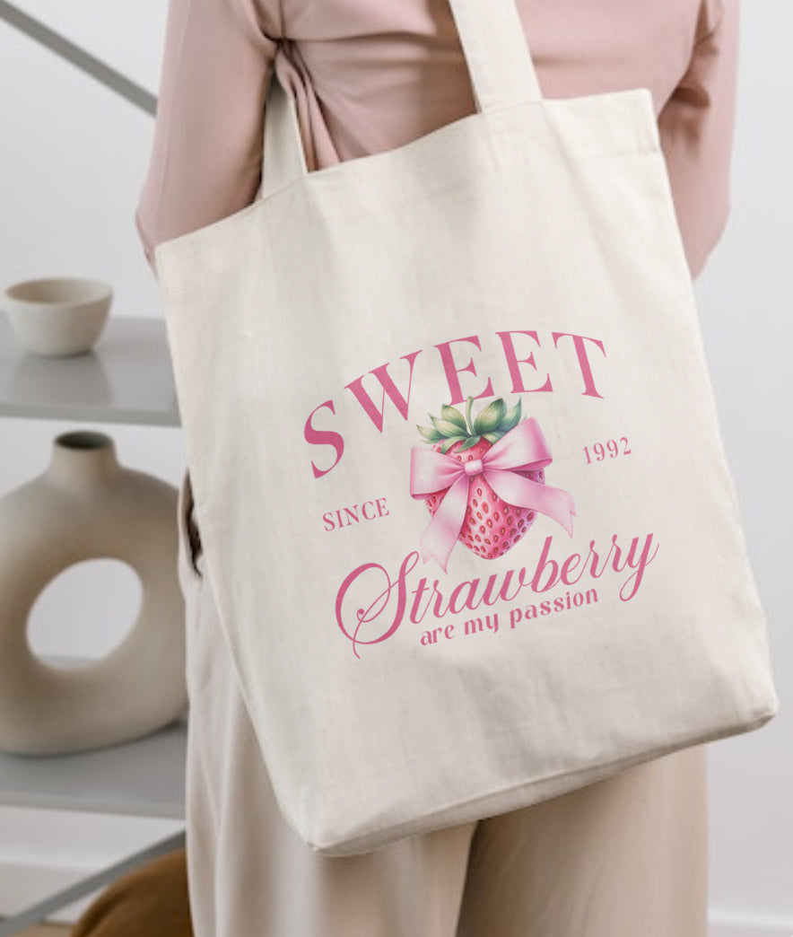 Fruit design tote bag