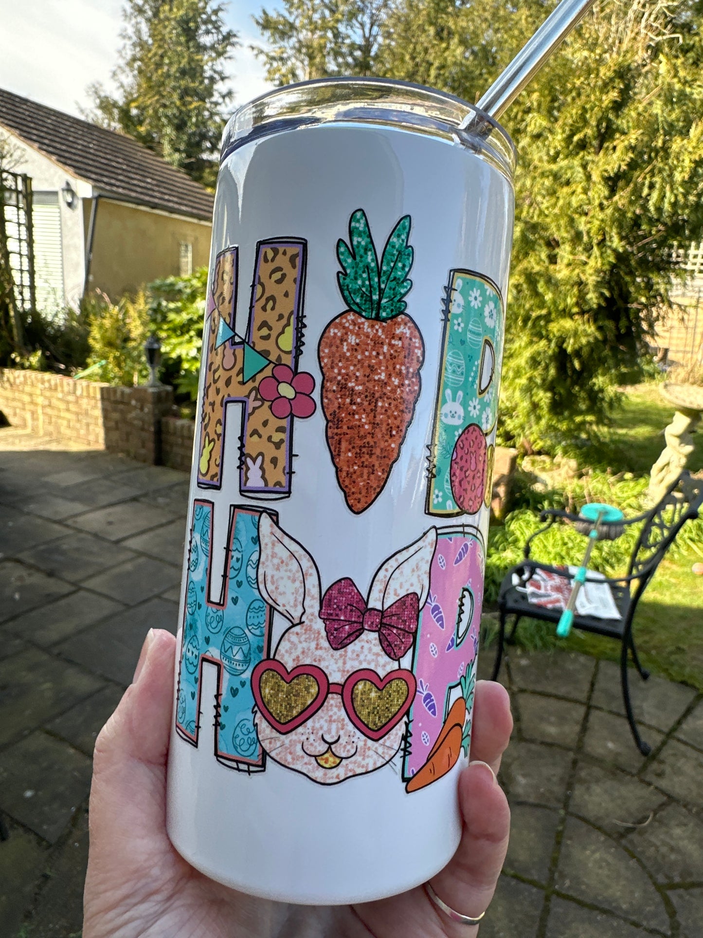 Hip hop Easter tumbler