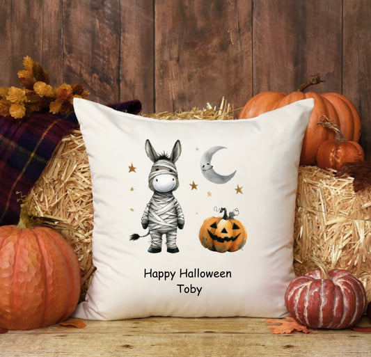 Personalised Halloween cushion cover by The House of Rookery