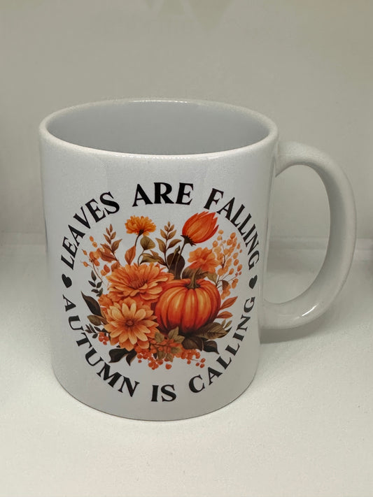 Autumns calling mug