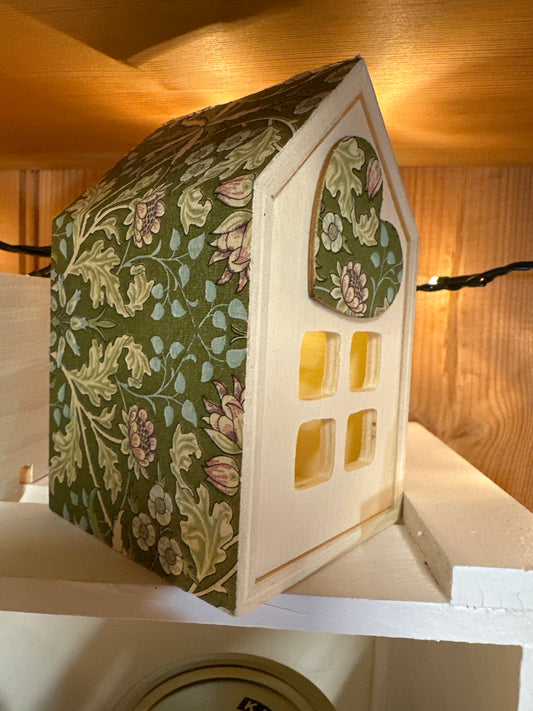 William Morris inspired wooden house