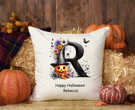 Personalised Halloween cushion cover