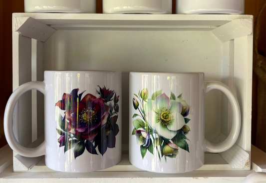 Sale- Hellebore mugs