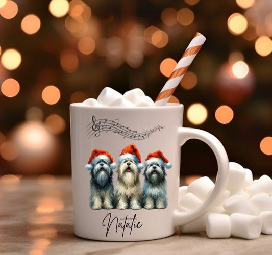 Personalised singing dog mug by The House of Rookery