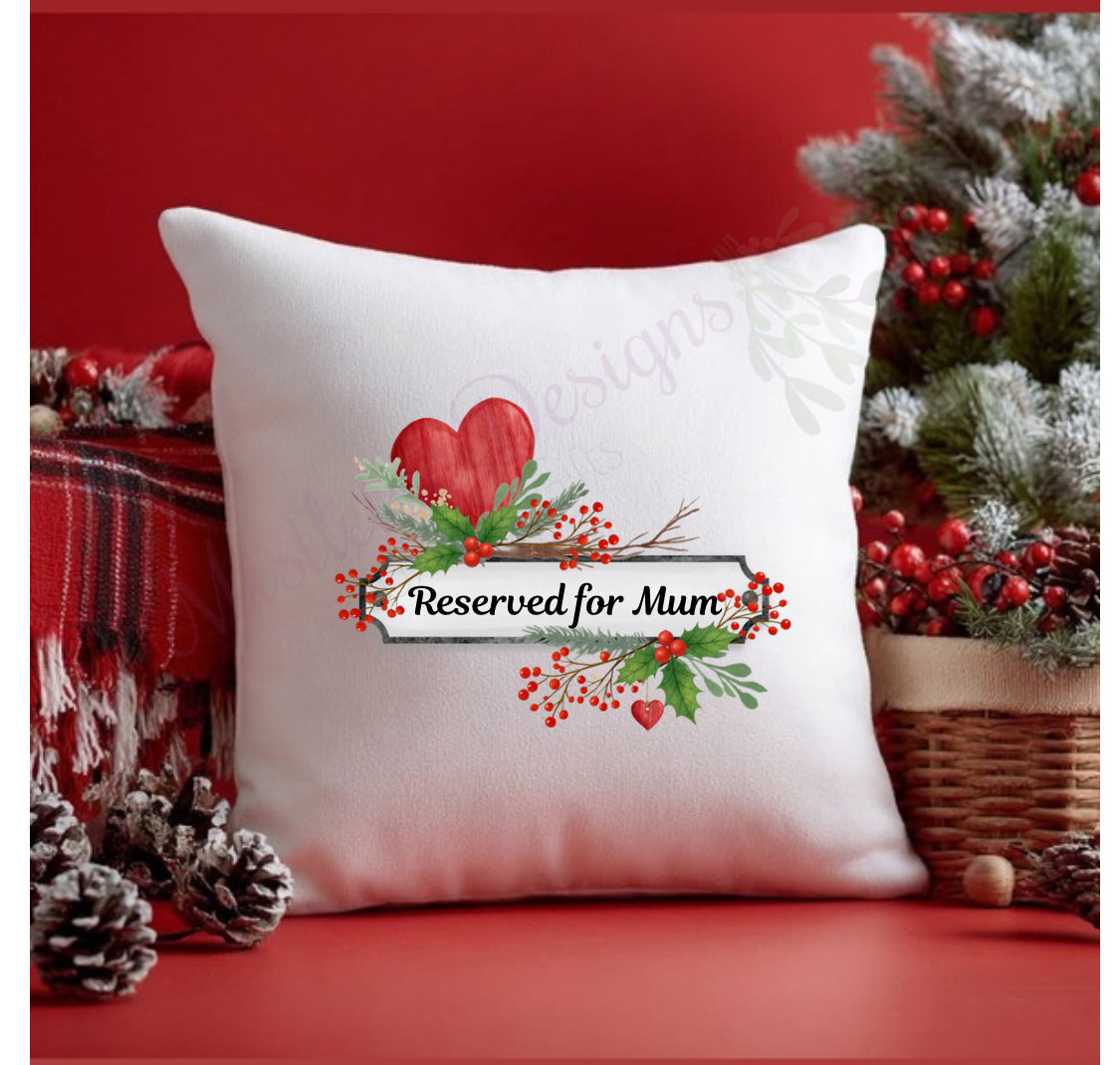 Beautiful cushion cover, with heart and sign, 40 x 40