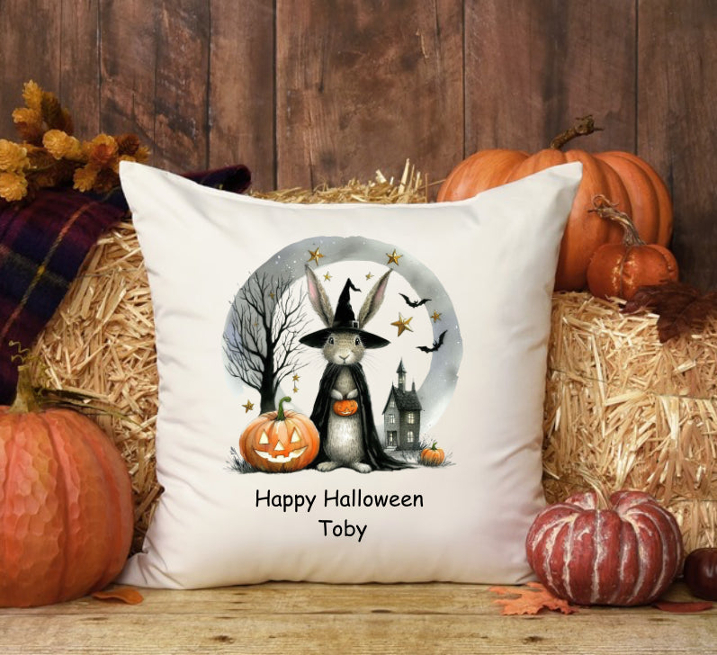 Personalised Halloween cushion cover by The House of Rookery