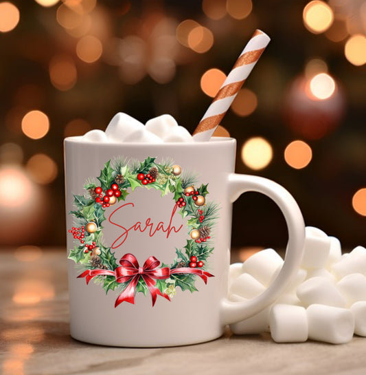 Personalised Christmas mug