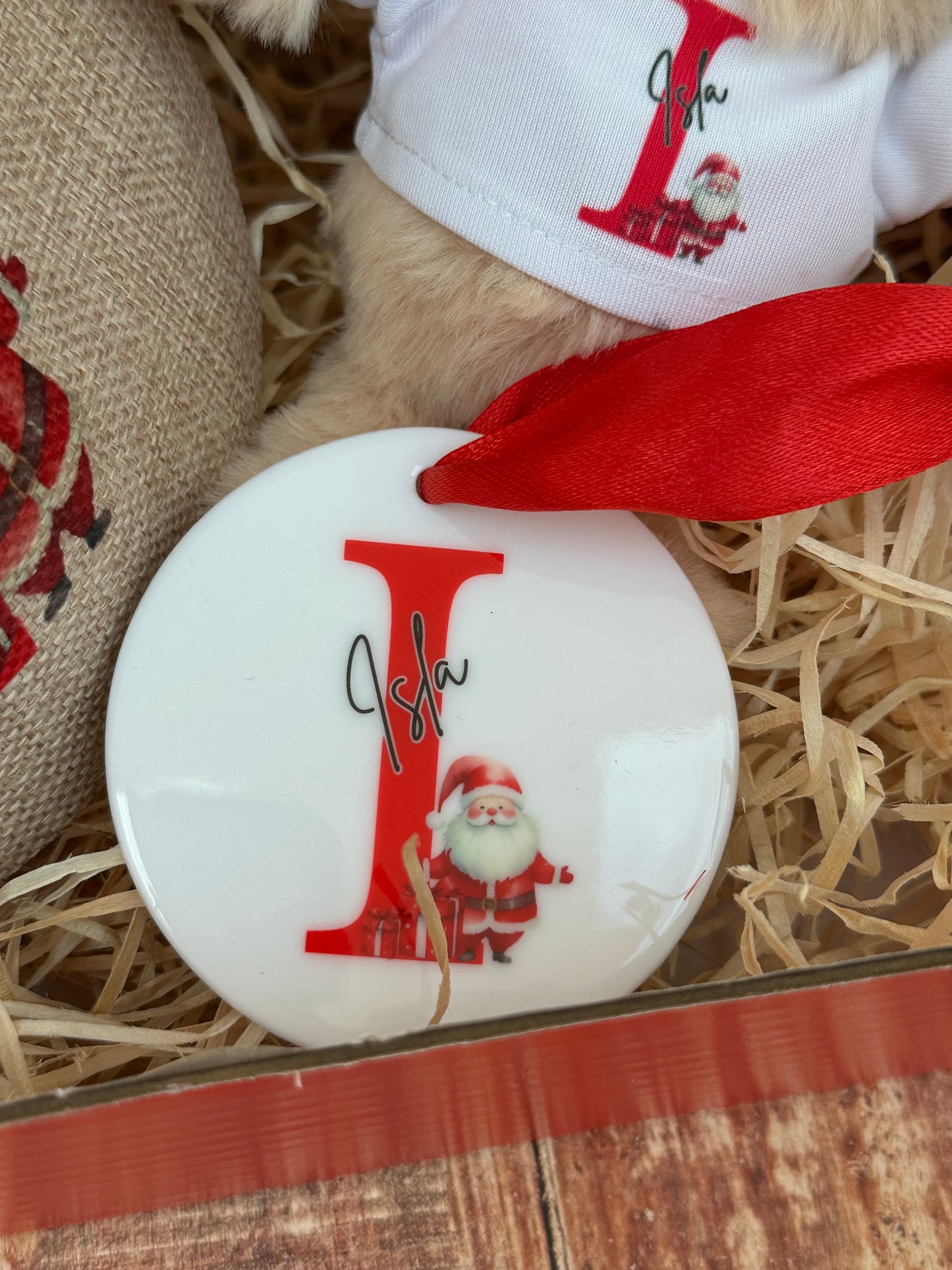 Personalised Reindeer Christmas hamper