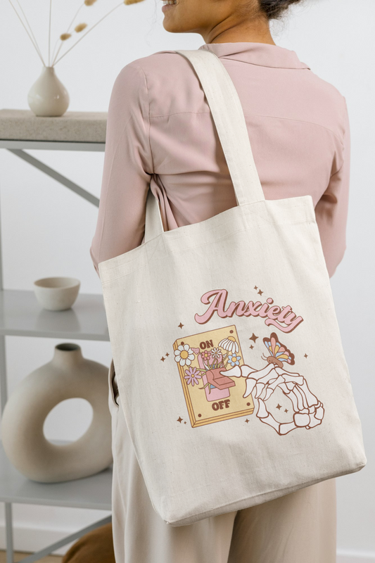 Anxiety tote bag