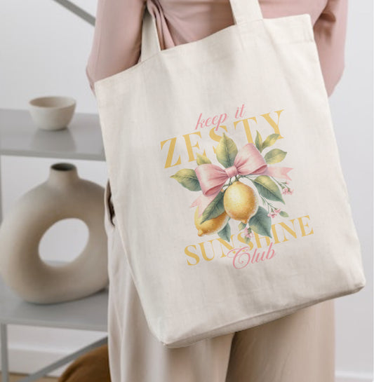 Fruit design tote bag
