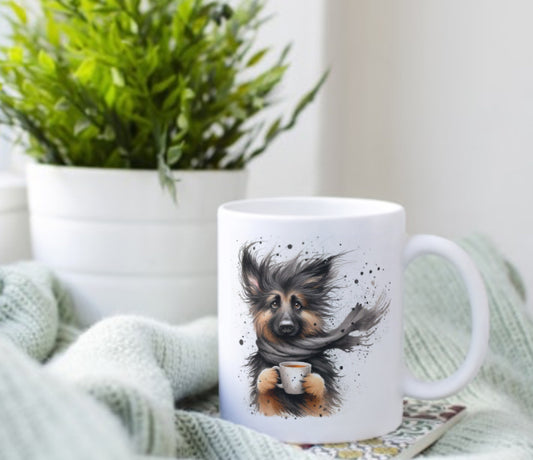 German shepherd mug