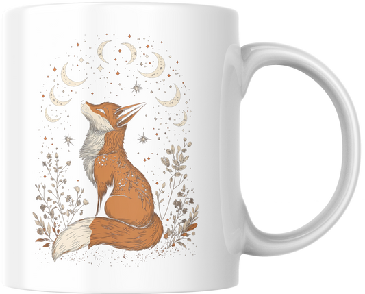 Celestial fox mug