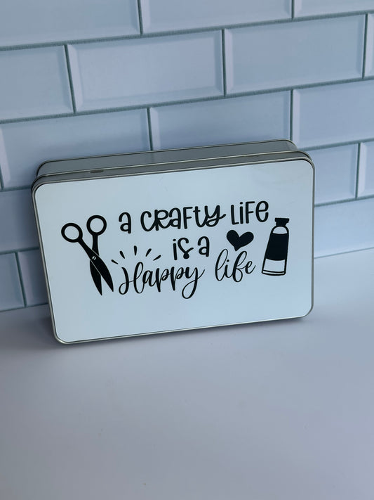 A crafty life is a happy life - gift set or buy separately