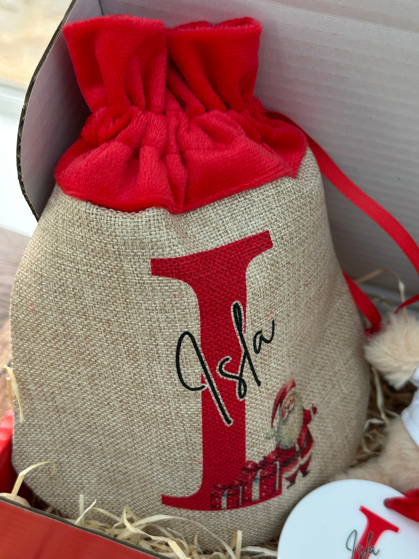 Personalised Reindeer Christmas hamper
