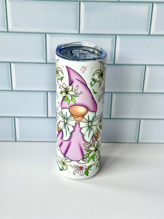Gorgeous gonk with Lilly background