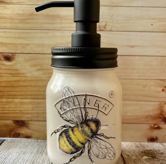 Large Bee Inspired Soap Dispenser