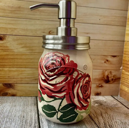 Emma Bridgewater Large Rose Inspired Soap Dispenser