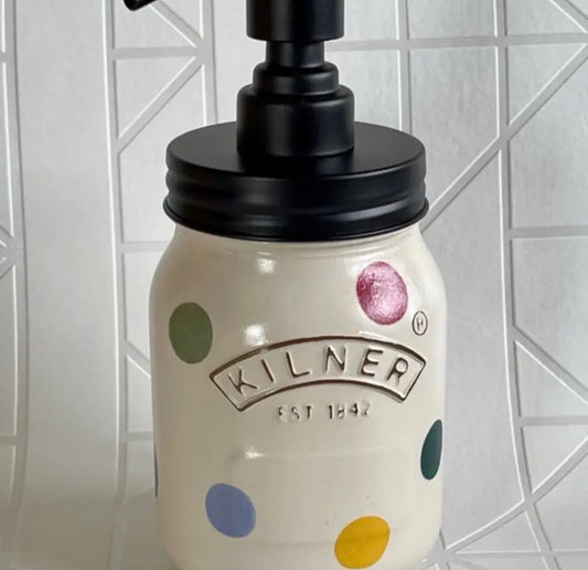 Polka Dot Inspired Soap Dispenser