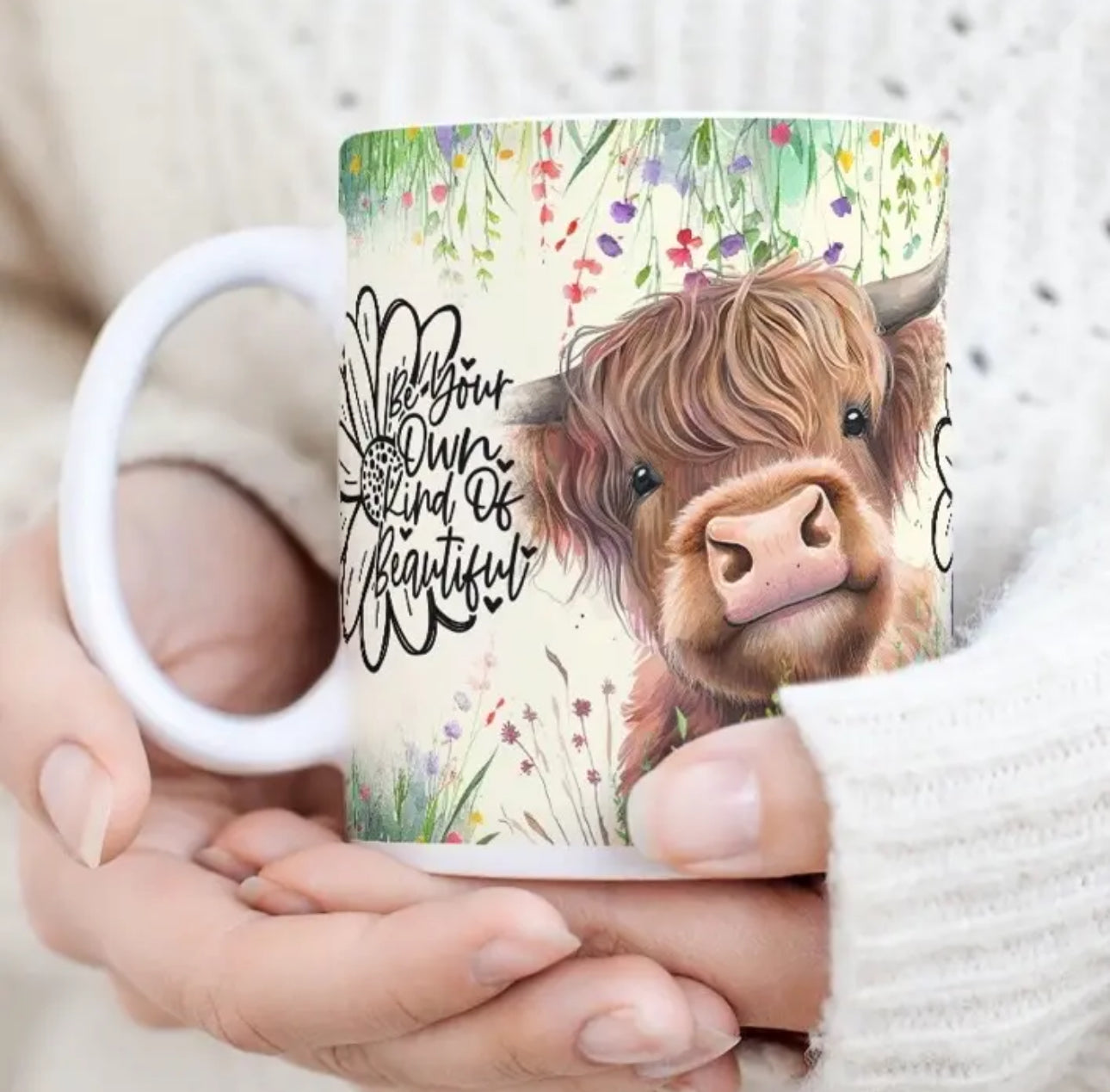 Highland Cow With Be Your Own Kind Of Beautiful 11oz Mug