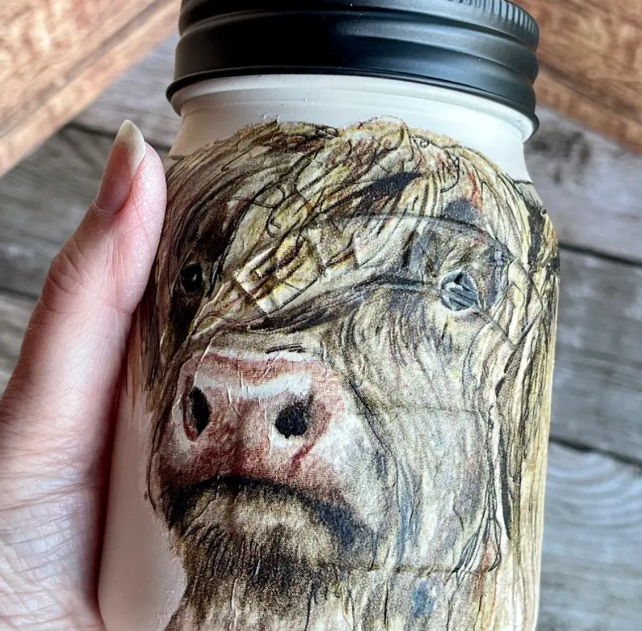 Highland Cow Soap Dispenser