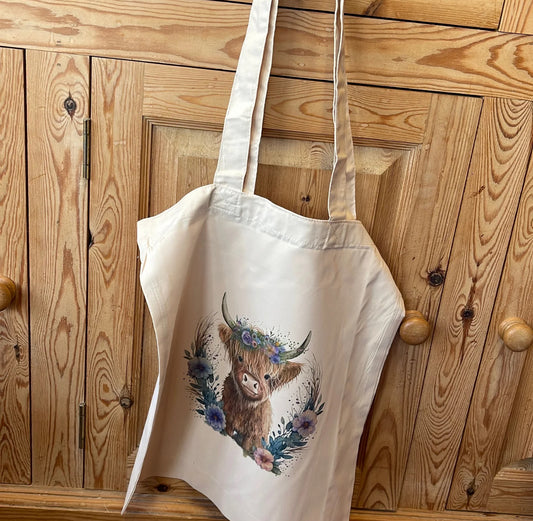 Highland Cow Tote Bag