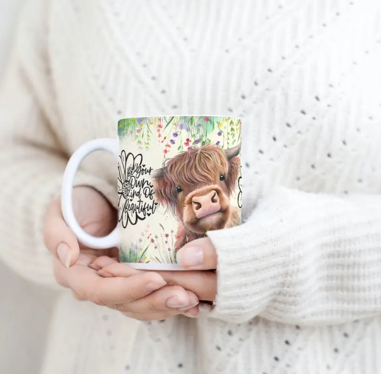 Highland Cow With Be Your Own Kind Of Beautiful 11oz Mug