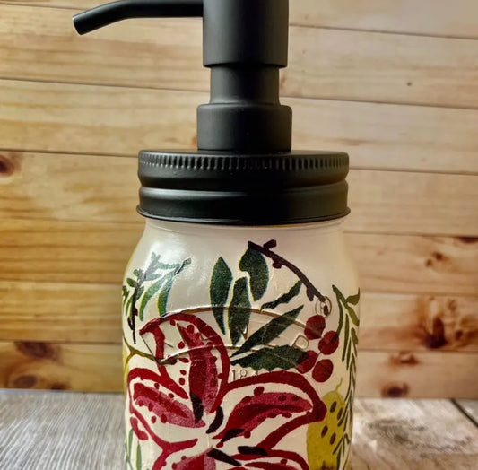 Emma Bridgewater Stargazer Lily Inspired Soap Dispenser