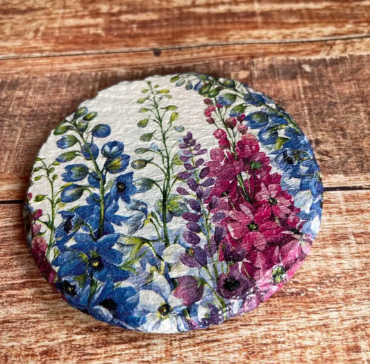 Larkspur Inspired Coaster