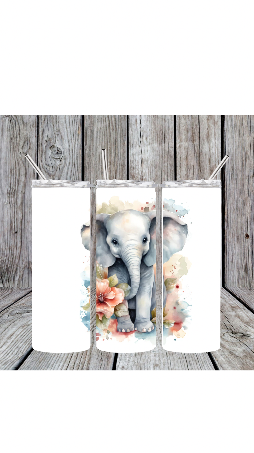 Water Coloured Animal 20oz Tumbler