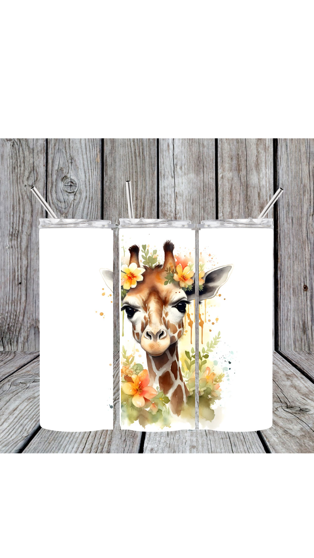 Water Coloured Animal 20oz Tumbler